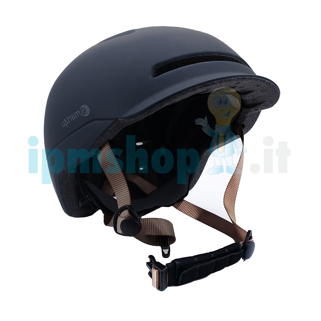 Electric scooter helmet with lights