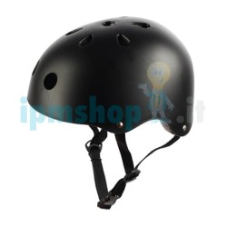 Casco ventilato nero per monopattino elettrico