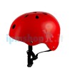 Casco ventilato rosso per monopattino elettrico