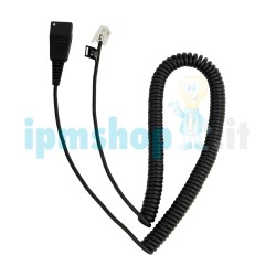 Jabra | QD Cord Coiled 8800-01-37 - Coiled telephone cord