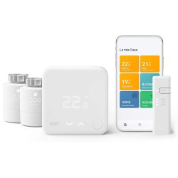 Tado° | Starter Kit V3+ Termostato intelligente + 2 valvole termostatiche smart + Internet Bridge - V1