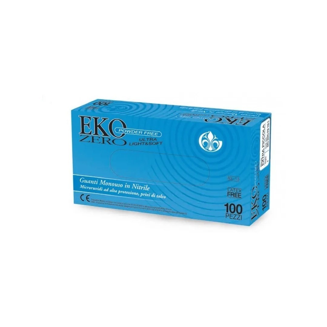 EKO ZERO - Powder free nitrile gloves