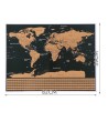 Scratch off world map