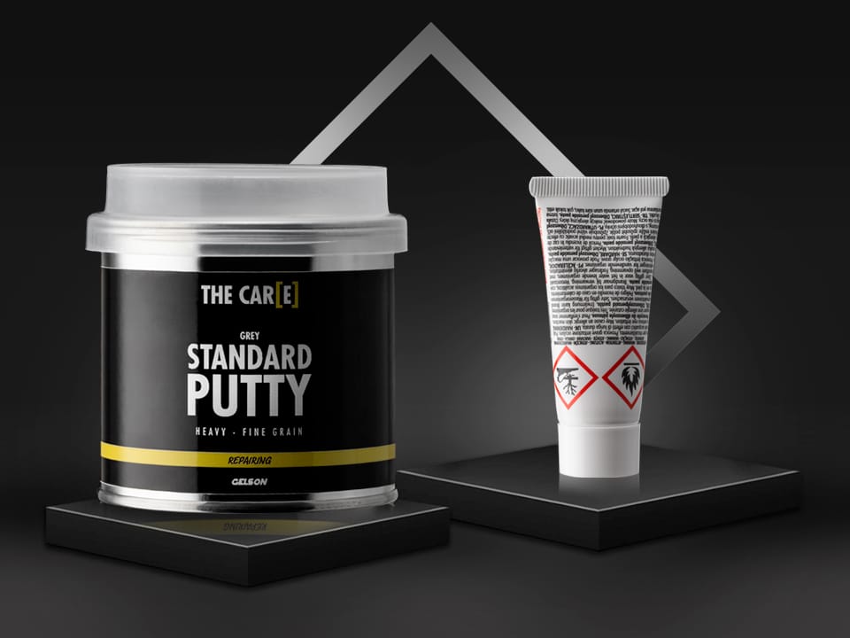 Latta di stucco per carrozzeria a grana fine da 250ml